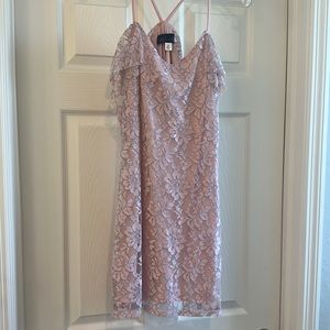 Francesca’s off the shoulder lace dress